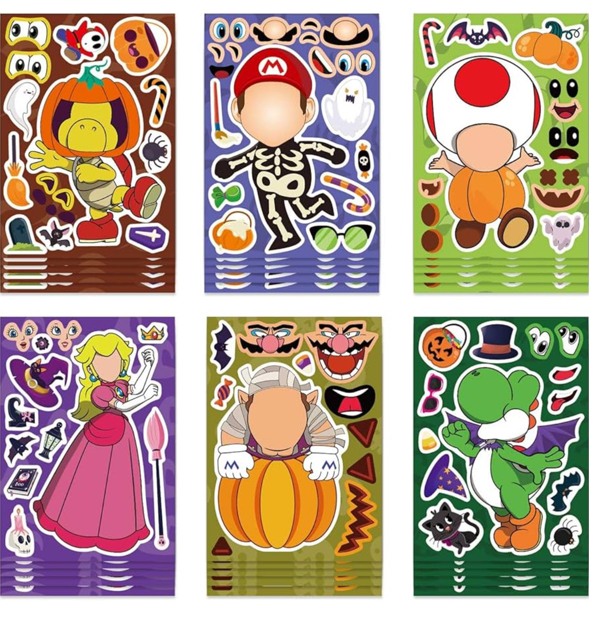 Halloween Stickers- 30 hojas