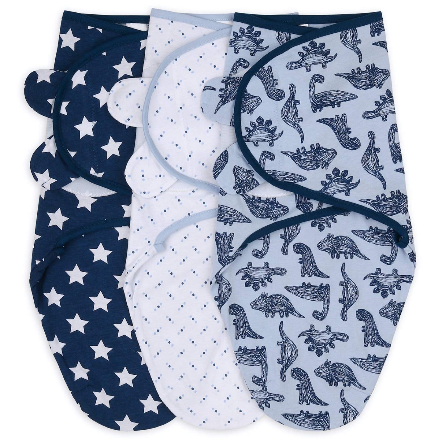 The Peanutshell Juego de 3 mantas para bebé, 3-6 meses