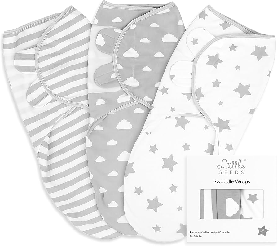 Swaddles Little Seeds, 0-3 meses