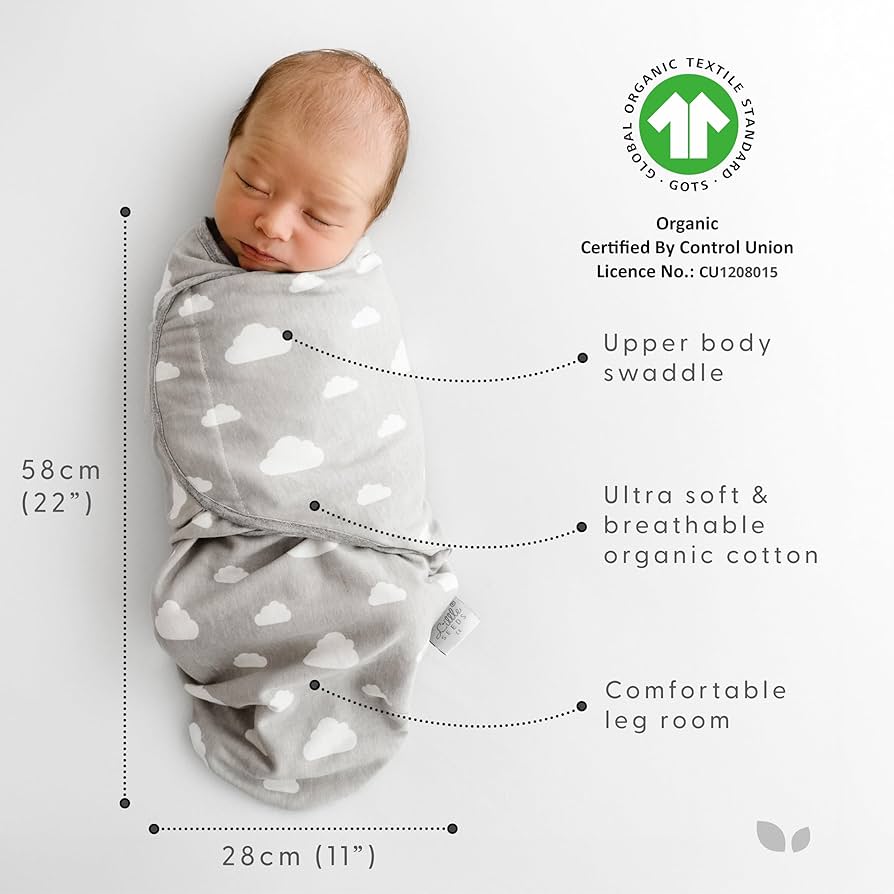 Swaddles Little Seeds, 0-3 meses