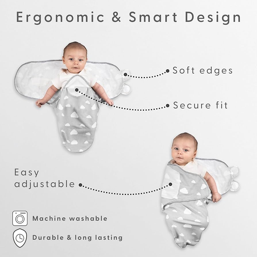 Swaddles Little Seeds, 0-3 meses