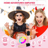 Máquina de karaoke para niños y adultos, mini altavoz portátil de karaoke Bluetooth con 2 micrófonos inalámbricos