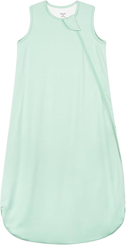 Easyfi - Saco de dormir súper suave de rayón hecho de bambú de 0-6 meses, 0.5 TOG