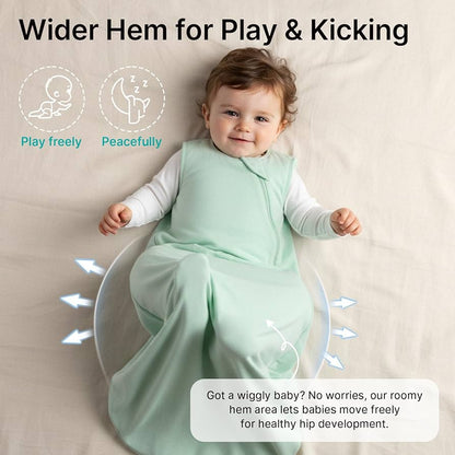 Easyfi - Saco de dormir súper suave de rayón hecho de bambú de 0-6 meses, 1.0 TOG (Copia)