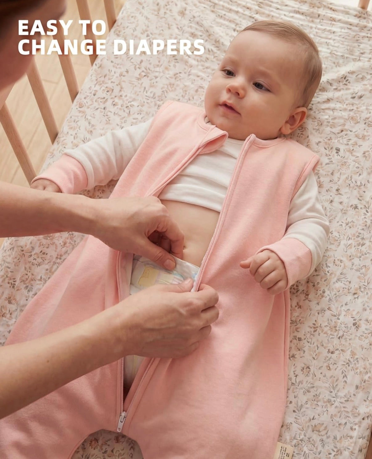 WYTbaby Paquete de 2 sacos de dormir con piernas, puños plegables, manta de algodón 1.5 1.0 TOG 2-3 años