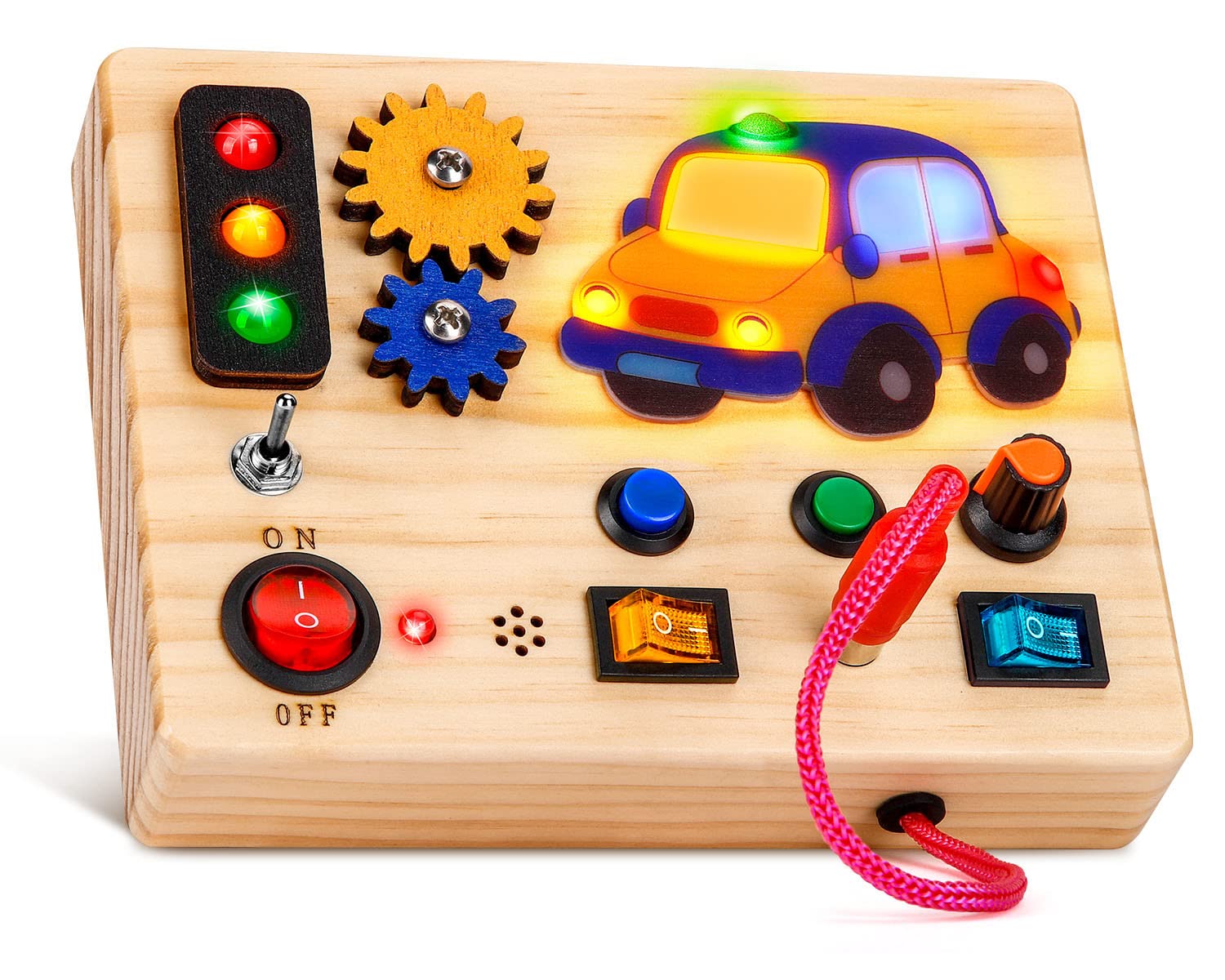 Auney Montessori Tablero Ocupado con Tráfico Led