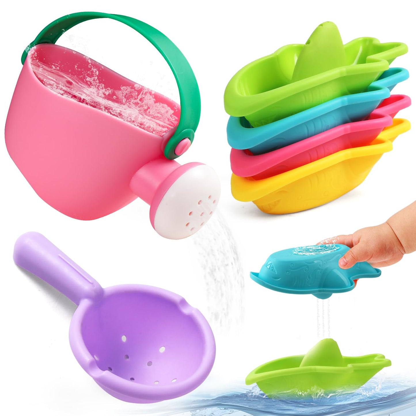 Fajiabao Juguetes de baño para bebés