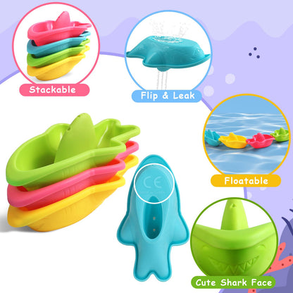 Fajiabao Juguetes de baño para bebés