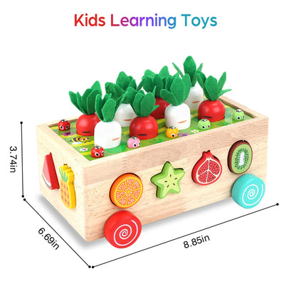 Juguetes Montessori de madera educativo
