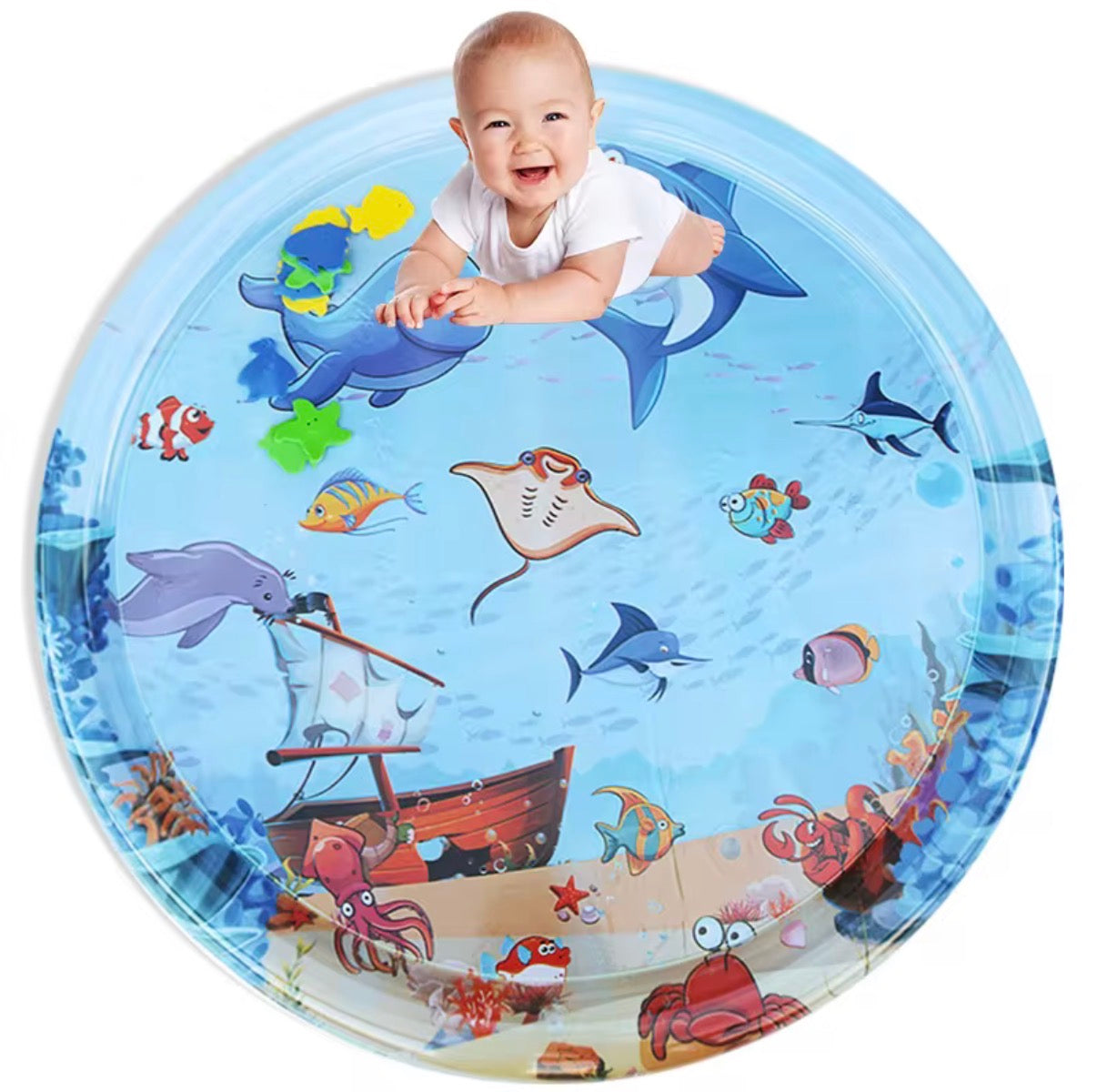 Tummy time playmat de agua