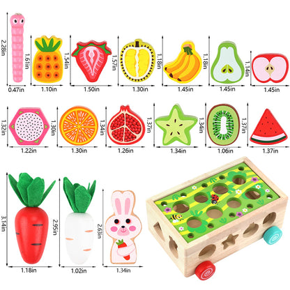 Juguetes Montessori de madera educativo