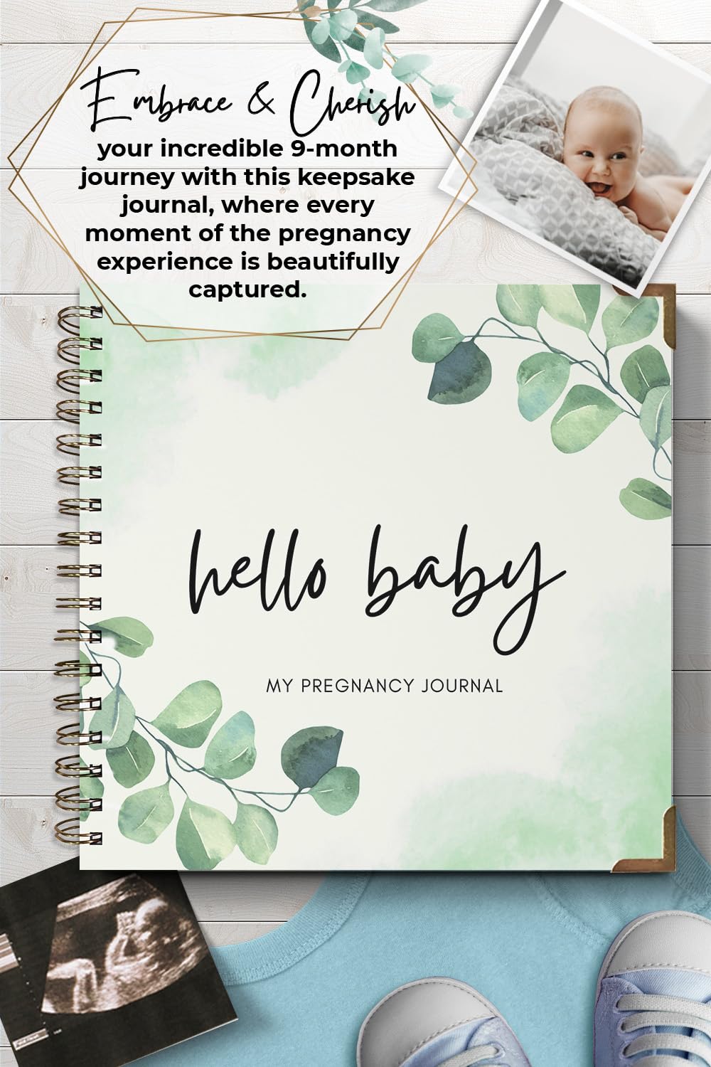 LUMOSX Libro de recuerdos de embarazo