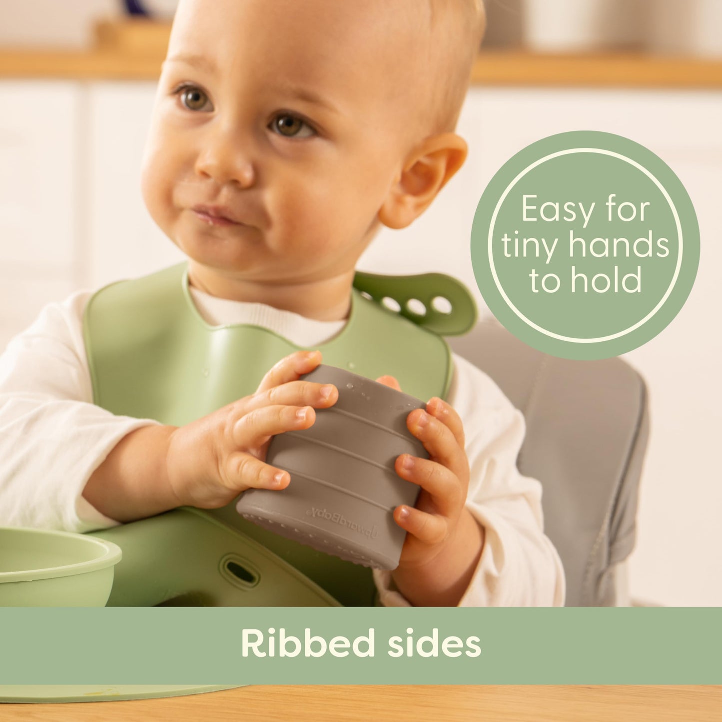 Set de 2 vasos antiderrames UpwardBaby (2 años)