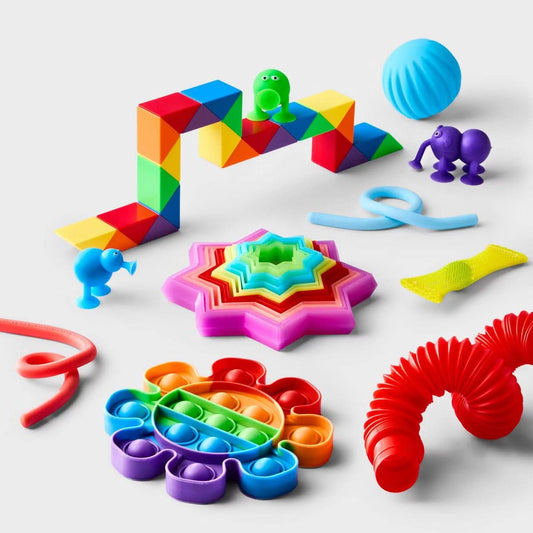 Fidget Box - Gigglescape™: Fidget Spinners multicolores