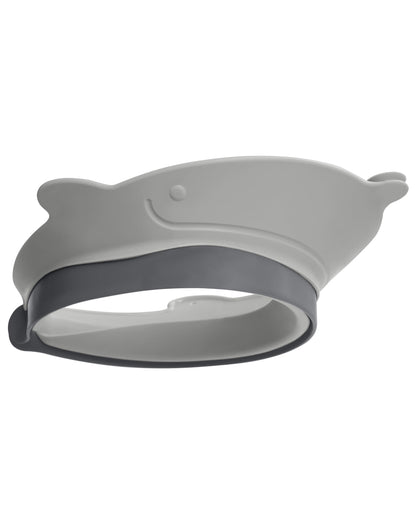 Skip Hop Gorro de ducha para bebé, visera de baño Moby, gris