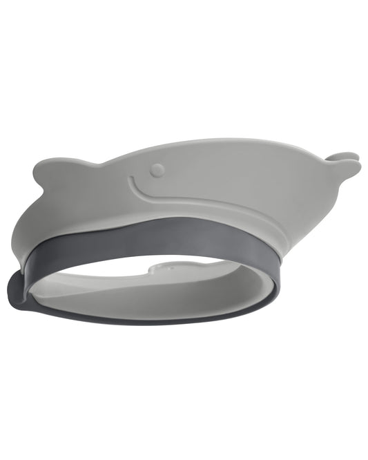 Skip Hop Gorro de ducha para bebé, visera de baño Moby, gris