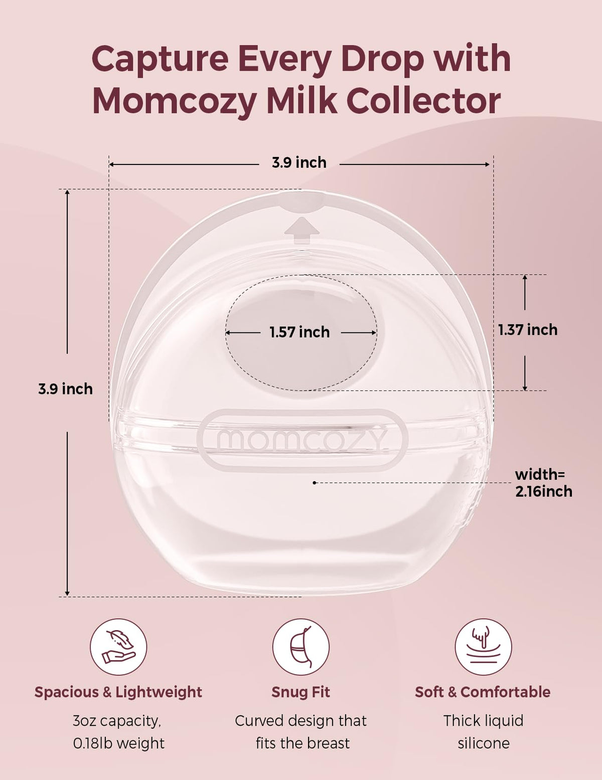 Momcozy Colector de leche materna