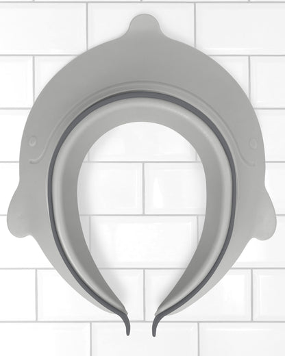 Skip Hop Gorro de ducha para bebé, visera de baño Moby, gris