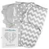 Comfy Cubs - Cobija de envoltura para bebé, talla grande, 3 a 6 meses