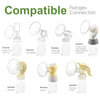 Maymom 7 Botellas extractor de leche compatible con bomba Medela