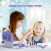 PERRYHOME Juego de maquillaje infantil para niña, 56 piezas, cosméticos auténticos lavables, no tóxicos
