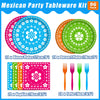 Suministros de decoración de fiesta mexicana, 24 personas