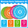 Suministros de decoración de fiesta mexicana, 24 personas