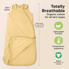 Keababies paquete de 2 sacos de dormir orgánicos para bebé, 100% algodón, 6-18 meses