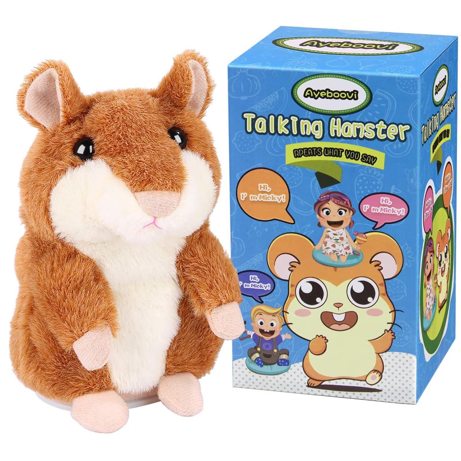 Halobang Talky Hamster que repite lo que dices