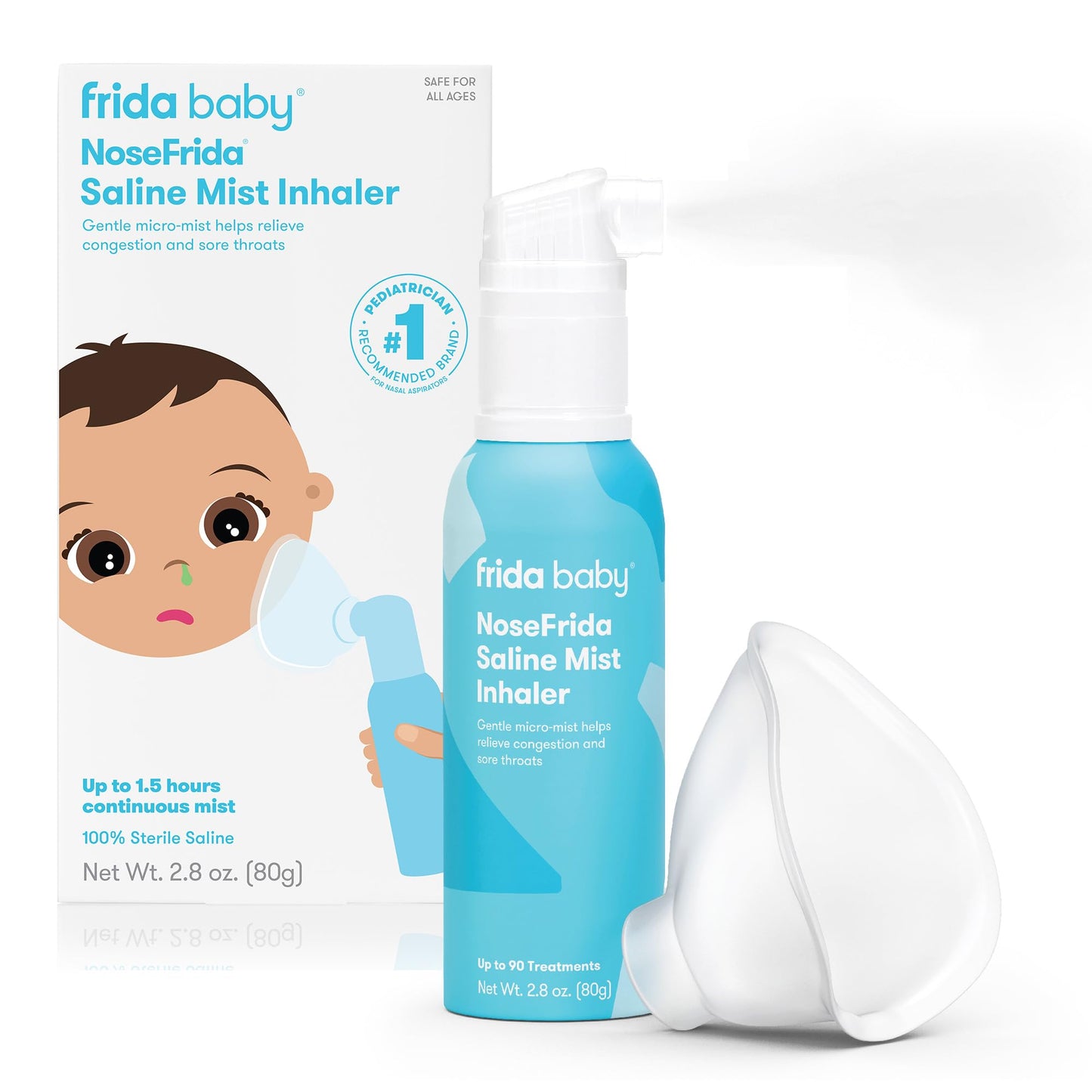 Frida Baby NoseFrida - Inhalador nasal de niebla salina