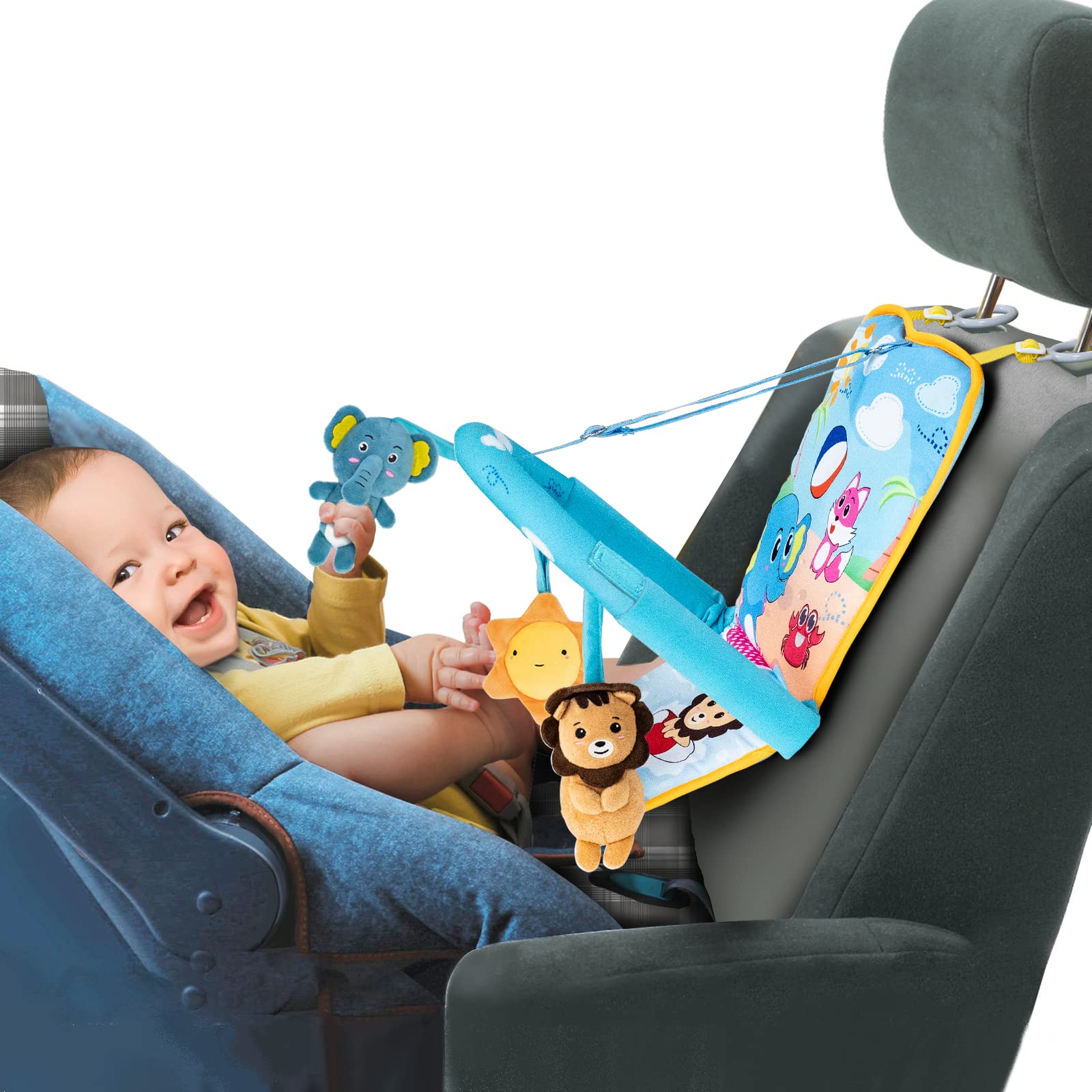 Itomoro Juguete de asiento de coche para bebés de 6 a 12 meses