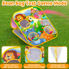 HelloJoy Juego de lanzamiento de pufs para niños al aire libre