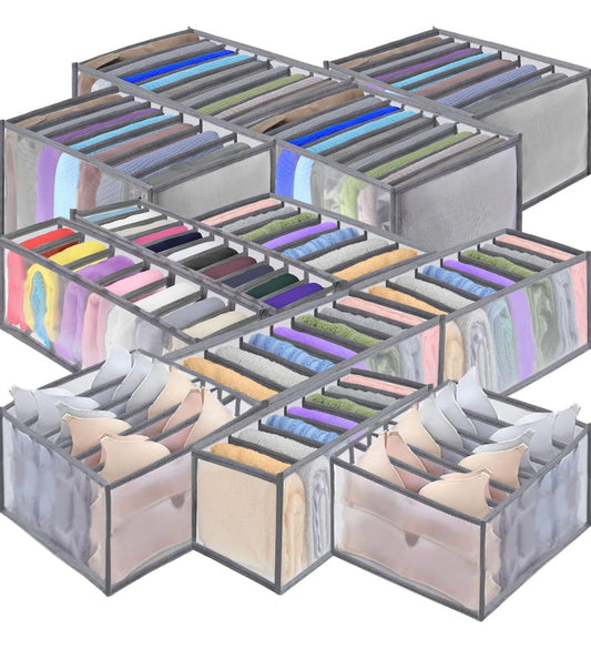 Organizador de ropa de armario de 24 piezas