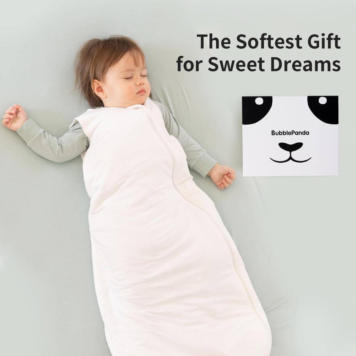 BubblePanda - Saco de dormir modal para bebés de 6 a 12 meses, 1.0 tog