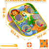 HelloJoy Juego de lanzamiento de pufs para niños al aire libre