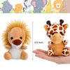 Juguetes de peluche de animales de la selva de 12 piezas