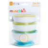 Munchkin® Stay Put™ - Tazones de succión para bebés y niños pequeños, paquete de 3, azul/verde/amarillo