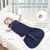 ZIGJOY Saco de dormir 1.0 tog manta de bebé 100% algodón manta de bebé para recién nacidos de 0 a 6 meses