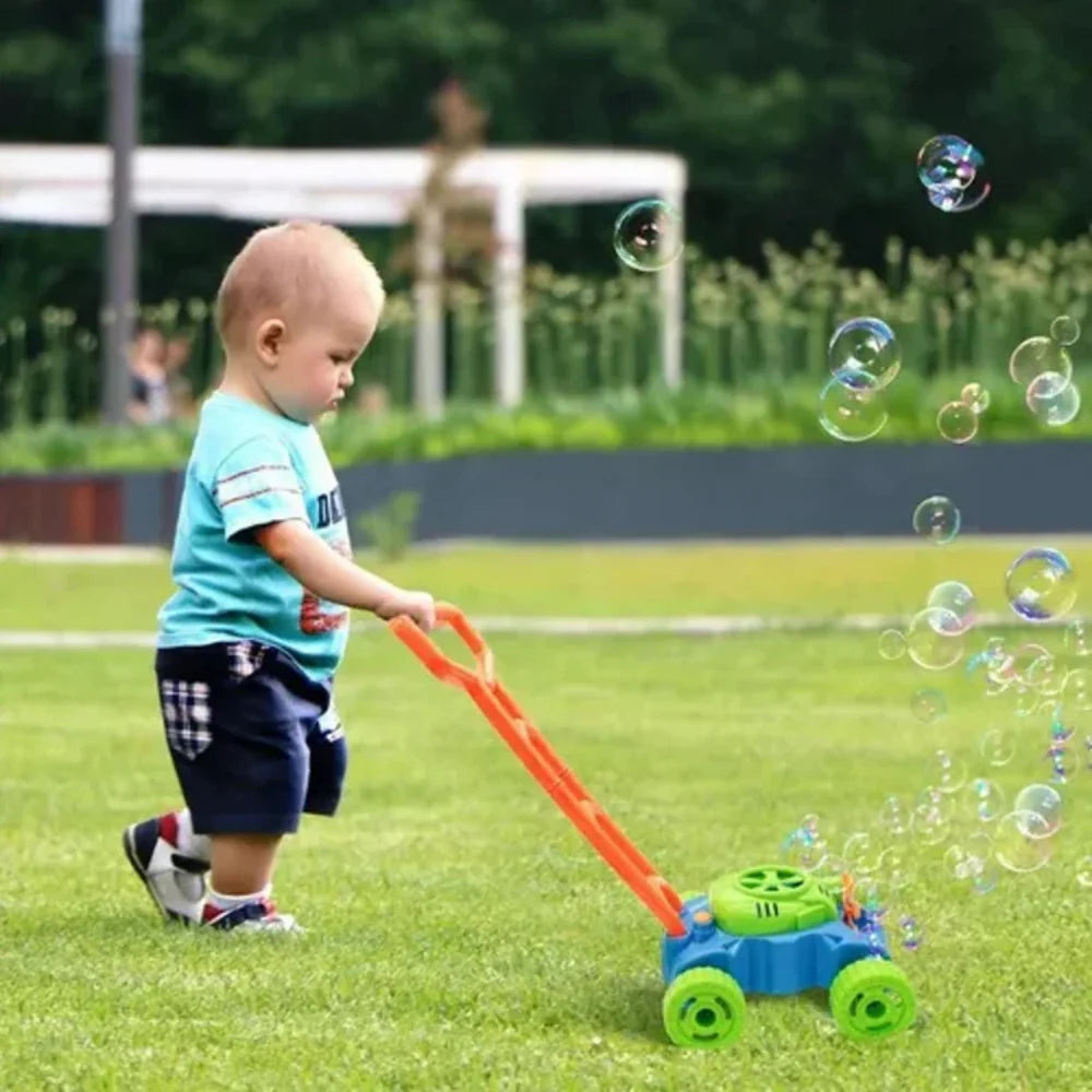 Carrito de burbujas para niños