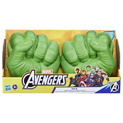 Marvel Puños de Hulk Gamma Smash, juguete de espuma suave para juegos de rol