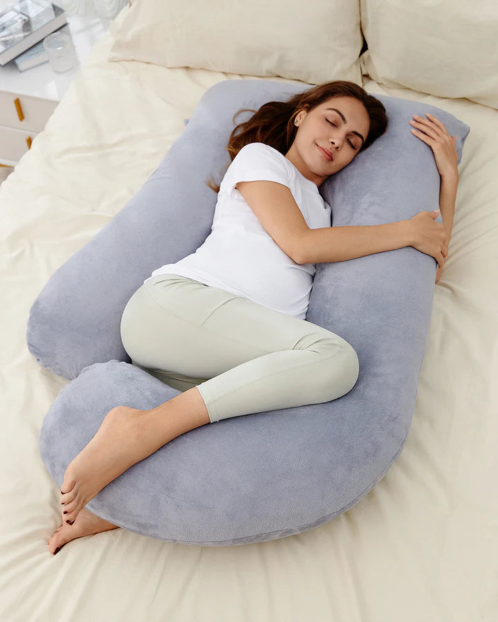 Huggable - Almohada Momcozy de maternidad en forma de U