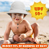 Sombrero para el sol para bebés de 3-24 meses UPF 50+