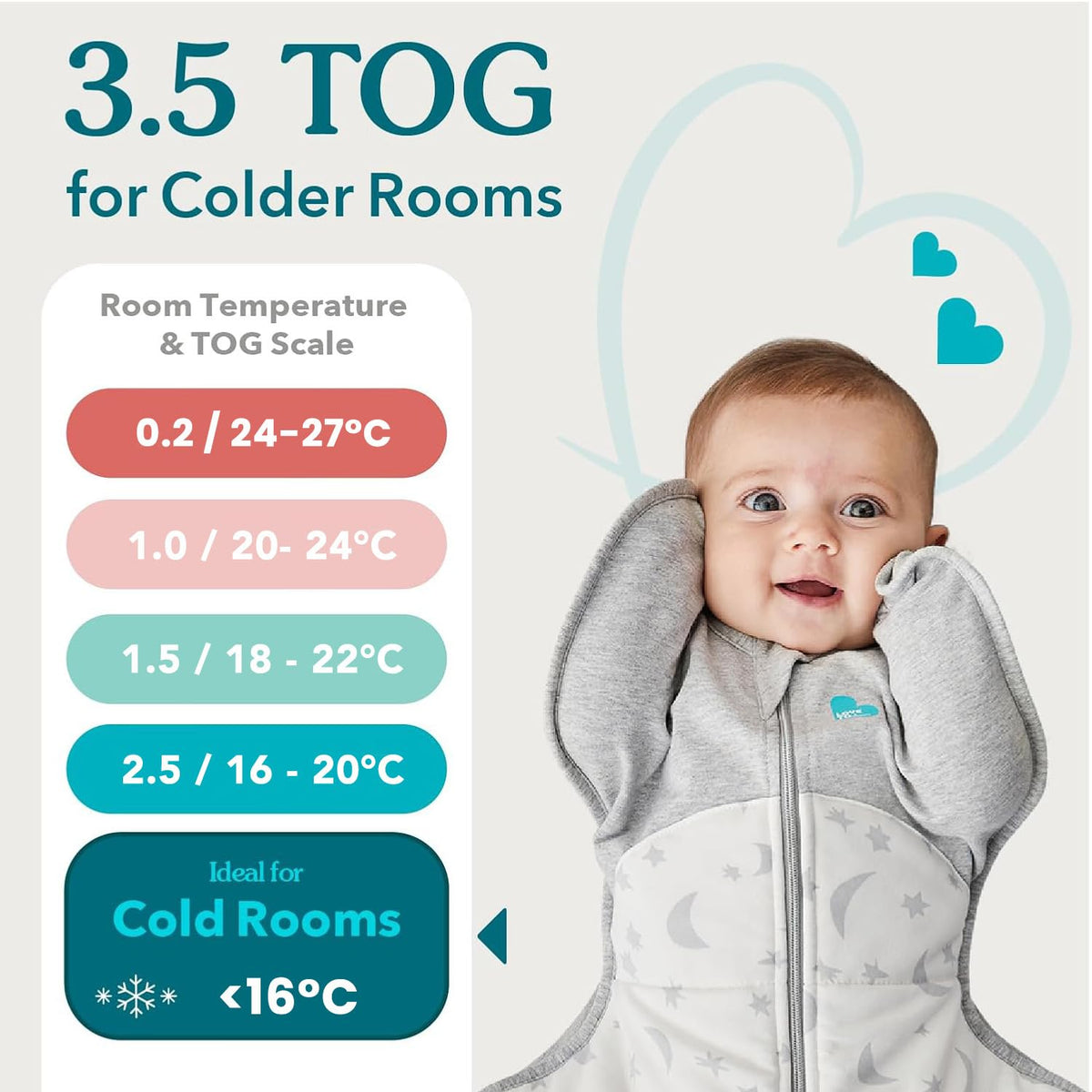 Love to Dream Swaddle Up Extra Warm | 3.5 TOG, 3-6 meses