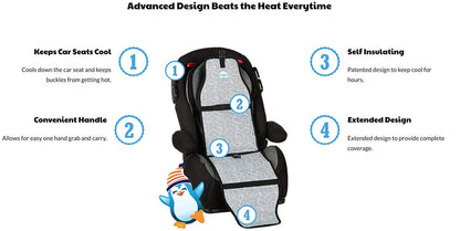Carats enfriador de asiento de coche para bebé con COOLTECH
