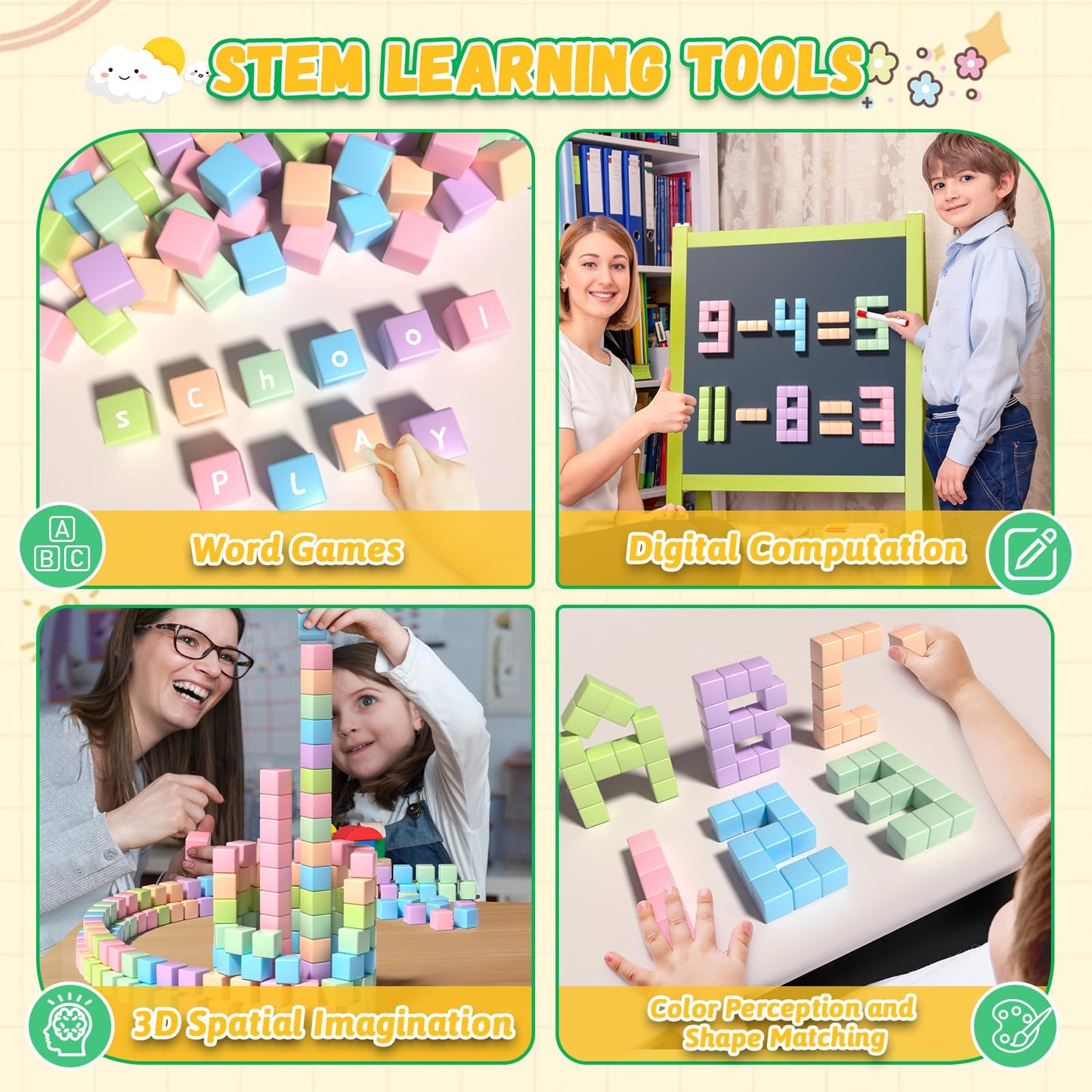 30 bloques magnéticos