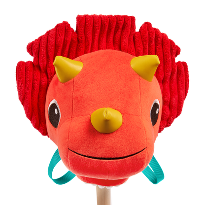 Caballito de dinosaurio Salta y monta – Tommy Triceratops