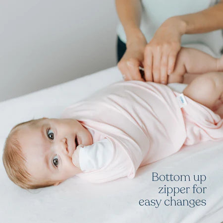 HALO Saco de dormir envolvente 100% algodón, manta vestible ajustable de 3 vías, TOG 1.5, S, 3-6 meses