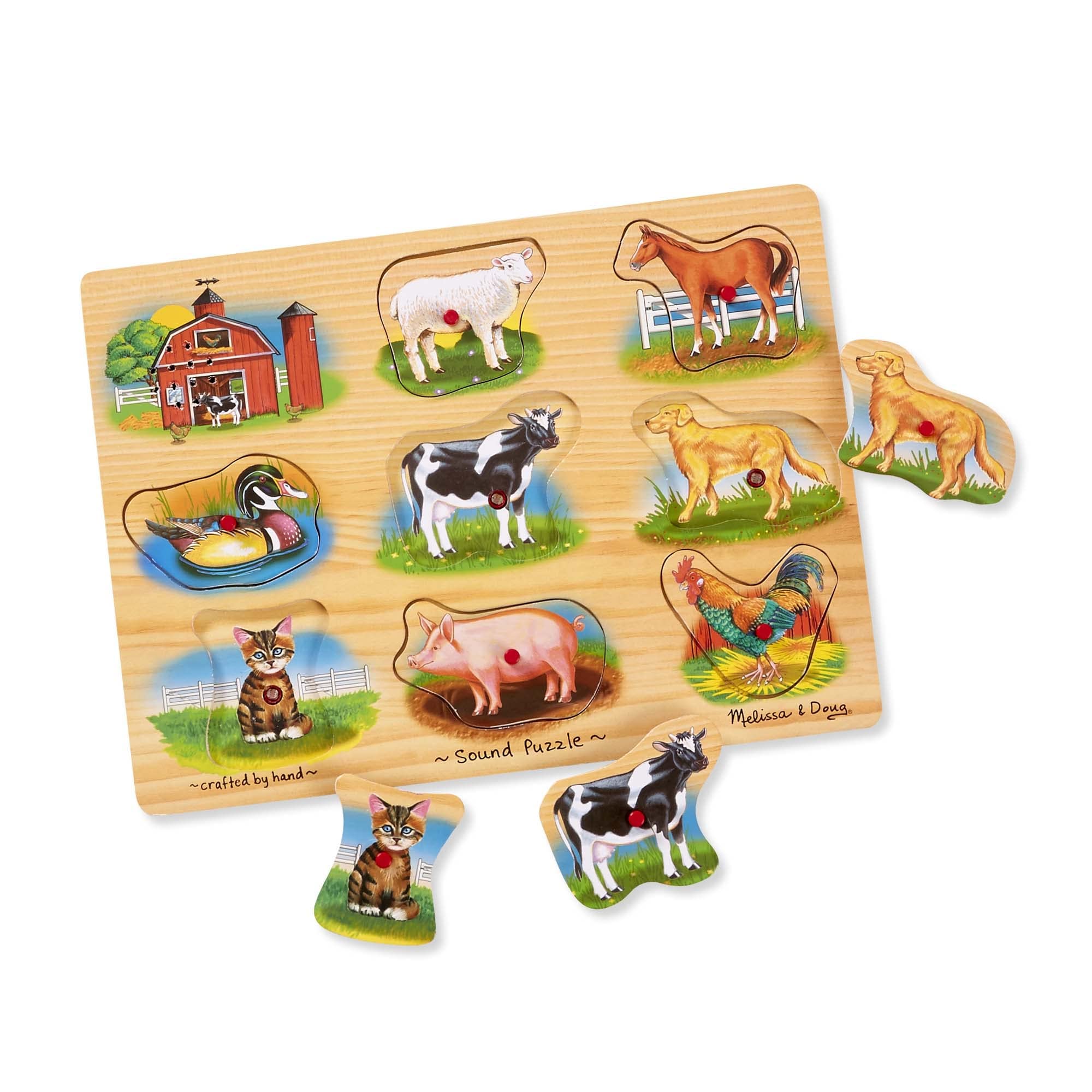 Rompecabezas de granja, con sonido, de Melissa & Doug