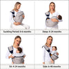 Shiaon portabebés para recién nacidos a niños pequeños, 7-45 libras