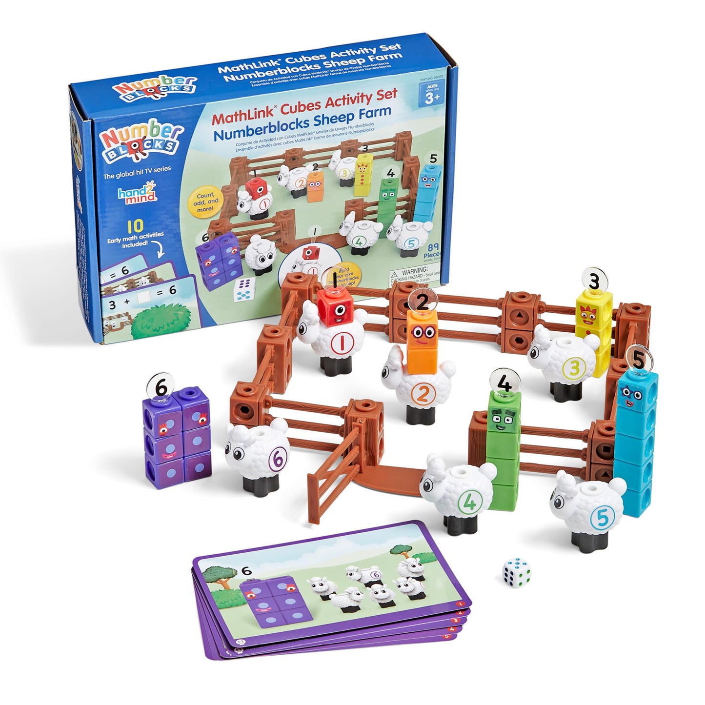 hand2mind Numberblocks Sheep Farm MathLink